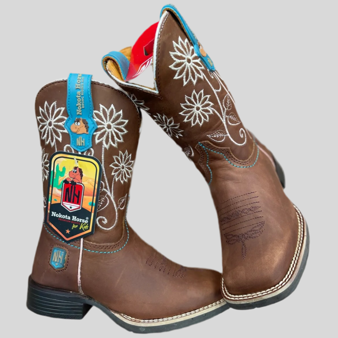 Bota Nokotita Kids #4376 Crazy H Miel. JESSY 15