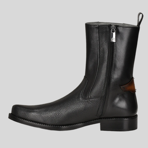 Botin Cuadra Venado Diego Negro 828VNTS