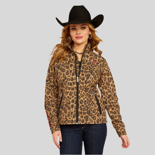 Chamarra New Team Softshell Estampado Leopardo 10053013