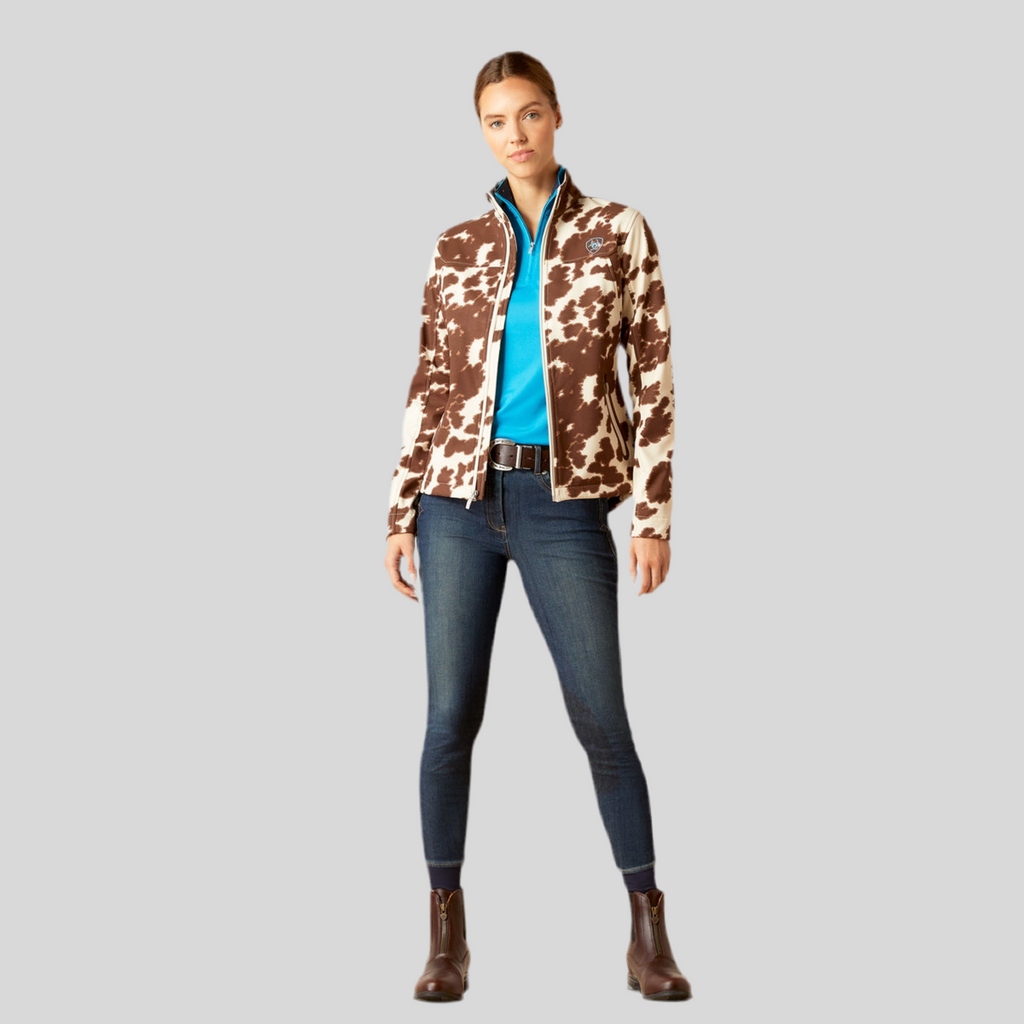 Chamarra Ariat New Team Softshell Estampado Pony 10046487