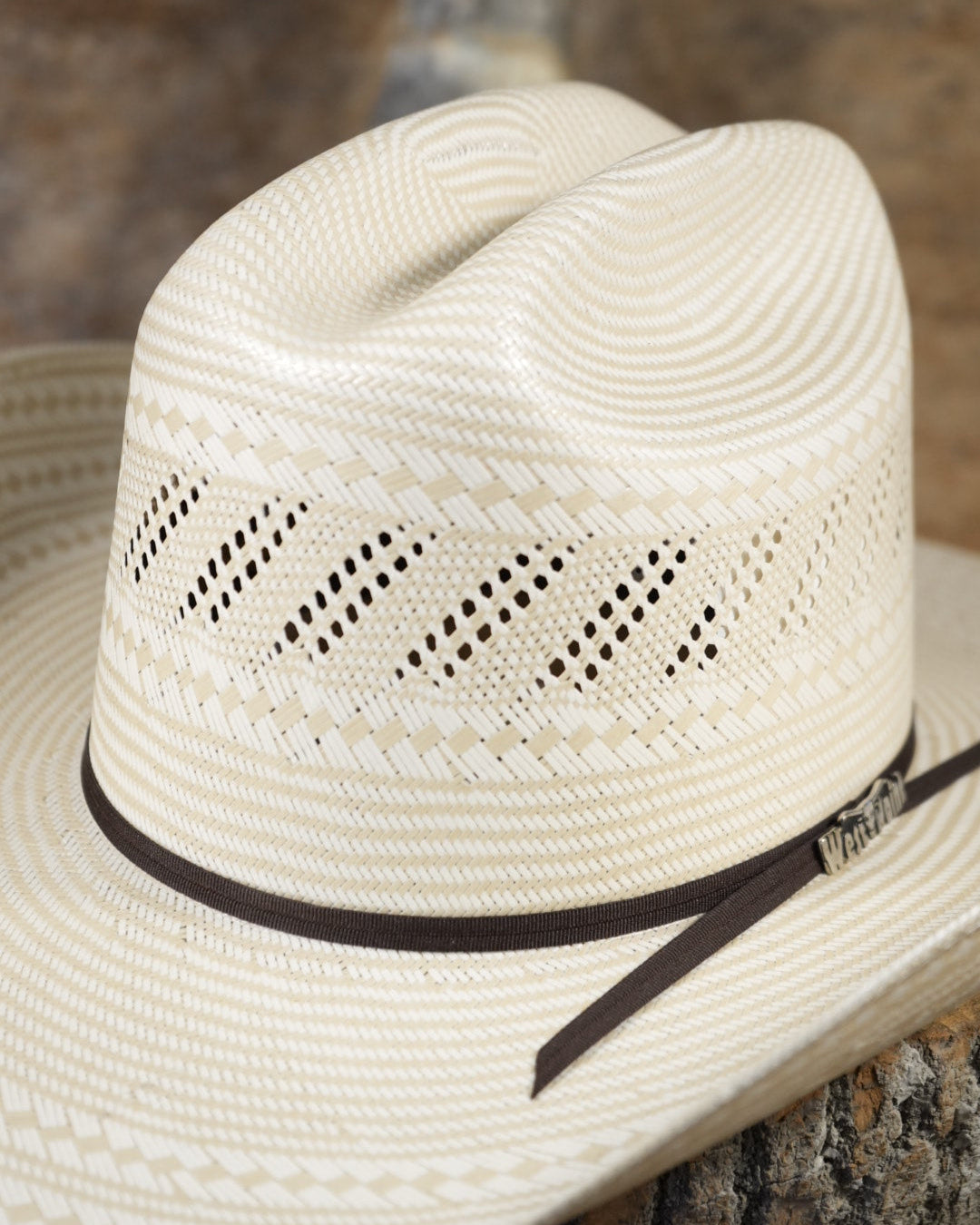 Sombrero West Point 100X Durango Bicolor Randado Diagonal