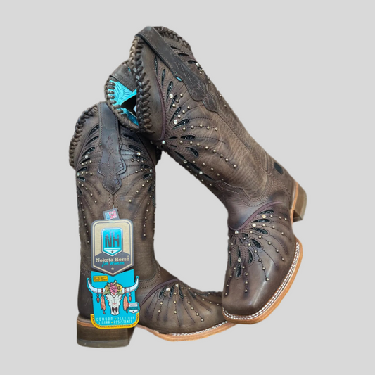 Bota Nokota #3539 Bay Apache. VITTORIA 15