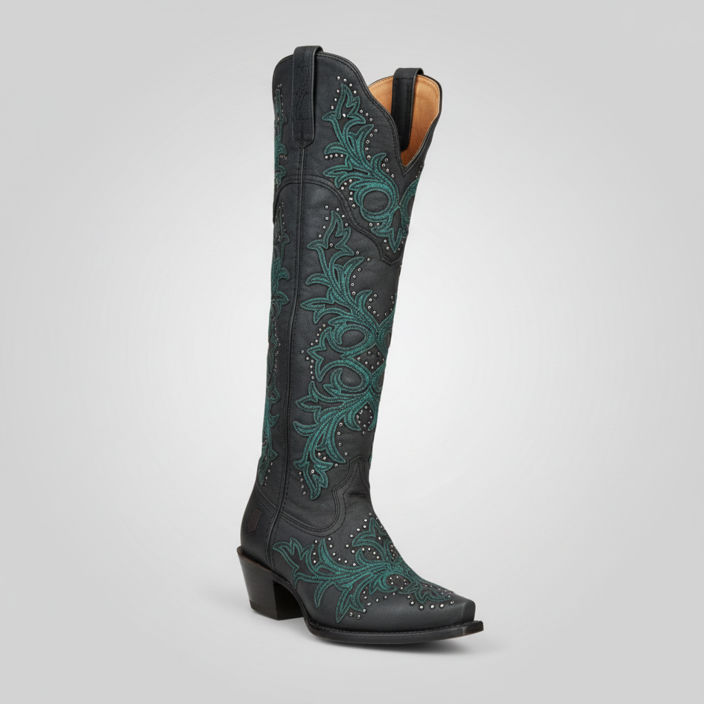 Bota Nokota #0470 Cabra Mad Dog Negro. KIMBERLY 06