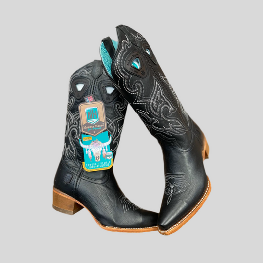 Bota Nokota #5651 Palomino Negro. TAMARA 05