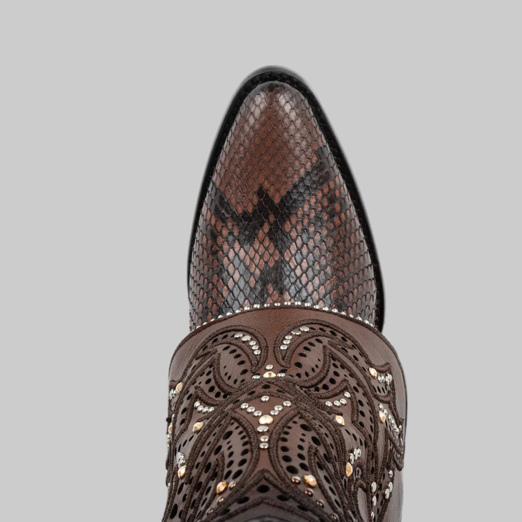 Botin Cuadra Piton Belly Plunge Trufa 4A43PH