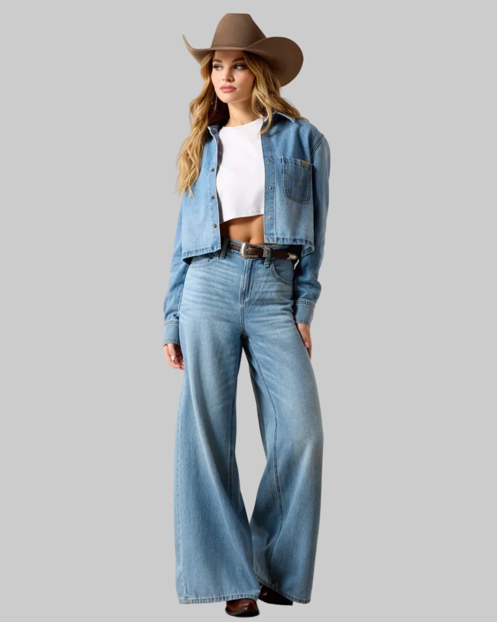 Camisa Ariat Cropped Comfort