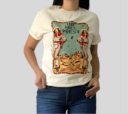 Playera Cactus Brand Wild