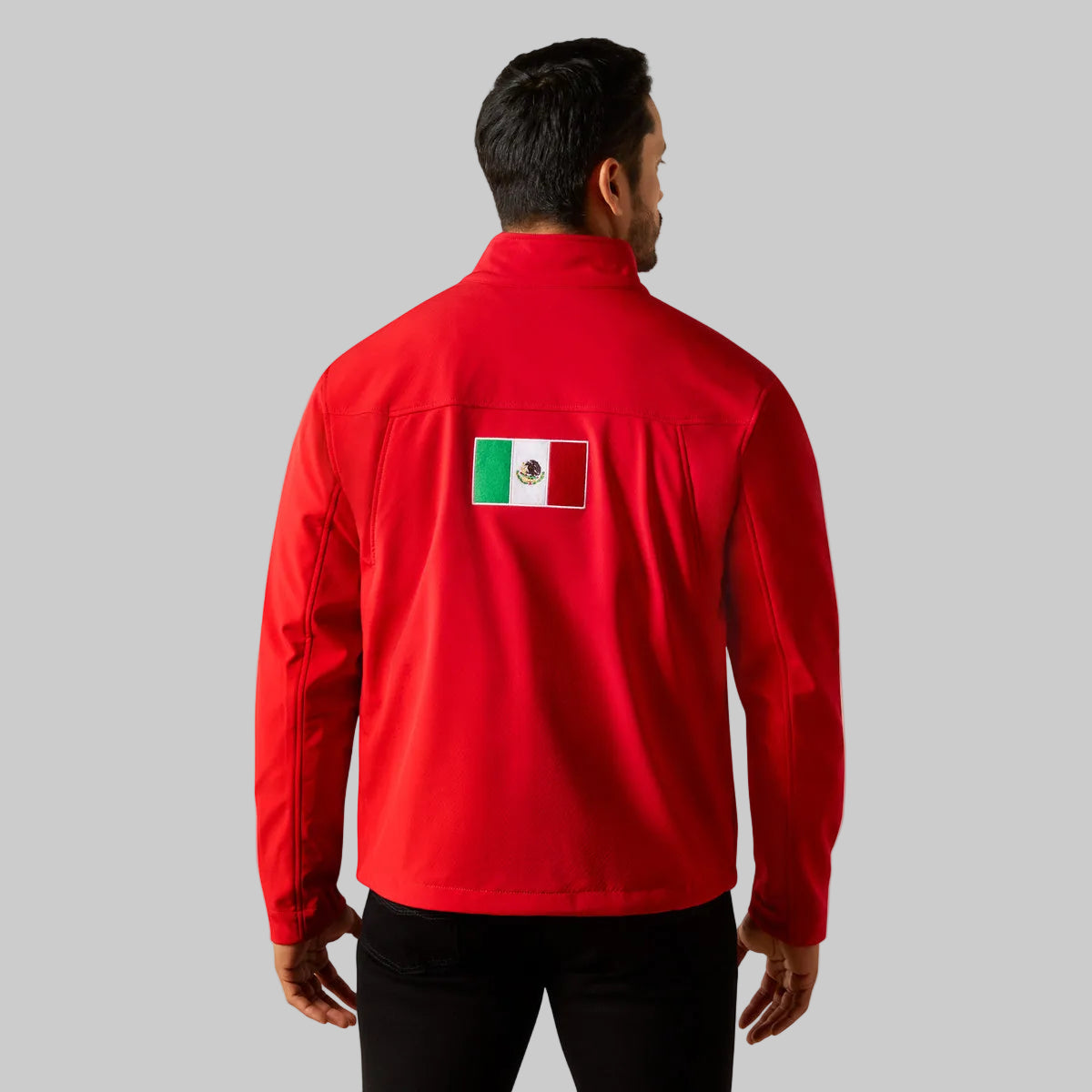 Chamarra Ariat Softshell New Team México Rojo
