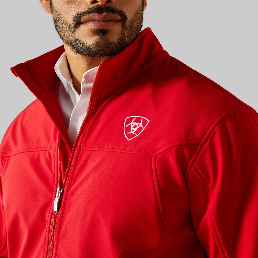 Chamarra Ariat Softshell New Team México Rojo