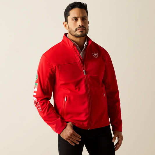 Chamarra Ariat New Team Softshell México Rojo 10033525