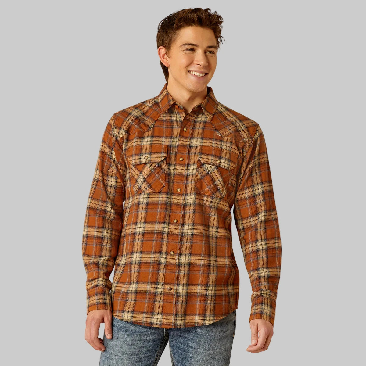 Camisa Ariat Haiden Corte Retro.