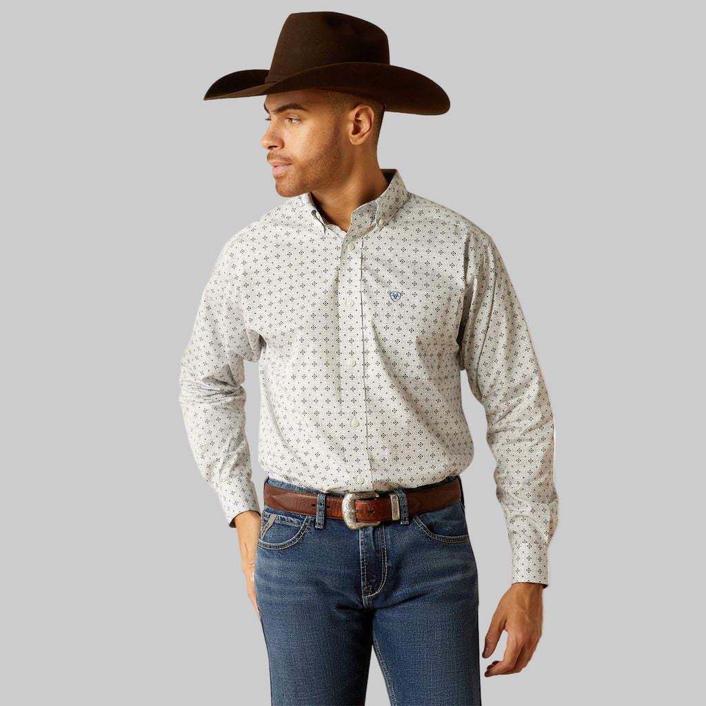 Camisa Ariat Libre De Arrugas Lucca Corte Clásico