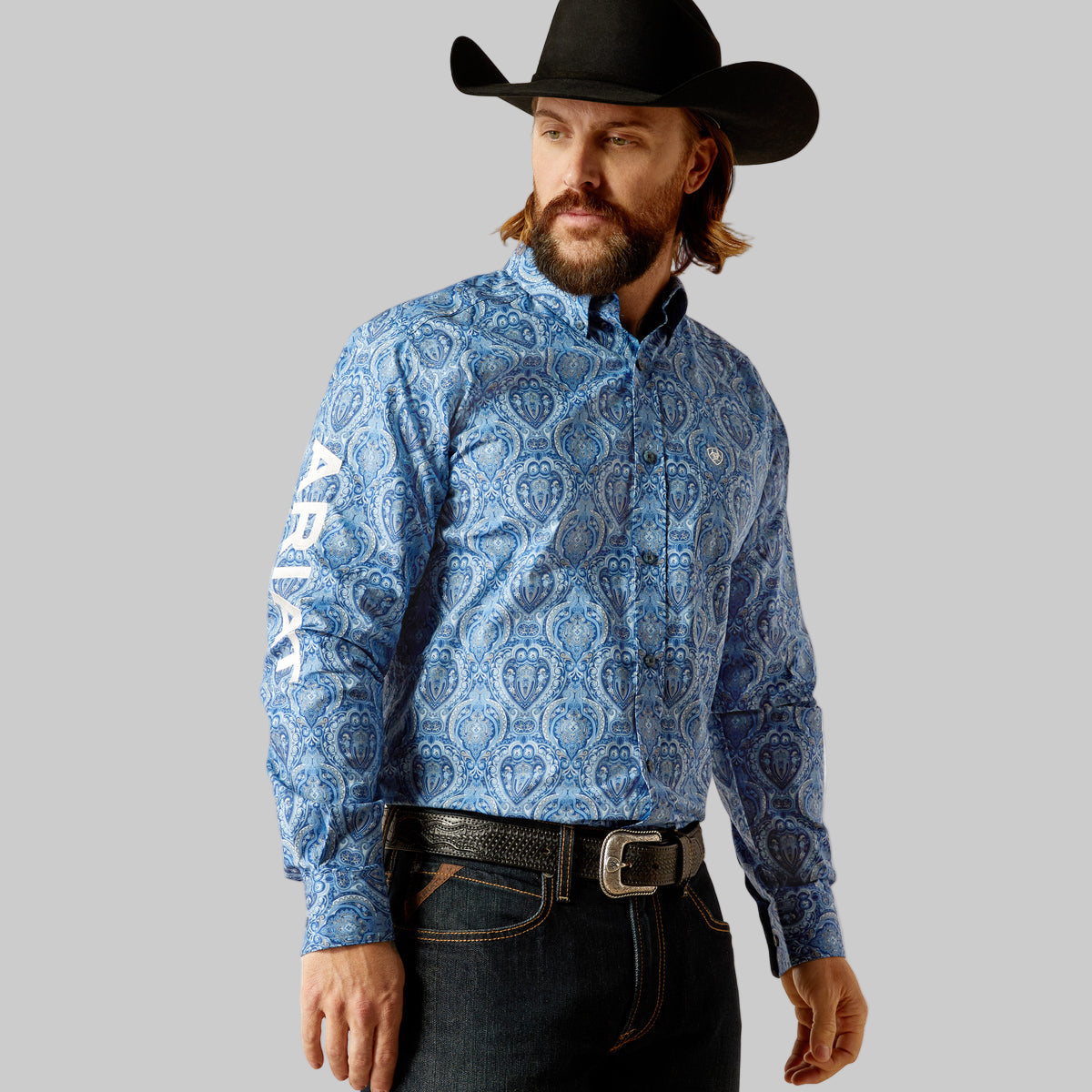 Camisa Ariat Team Kellan Corte Fitted.