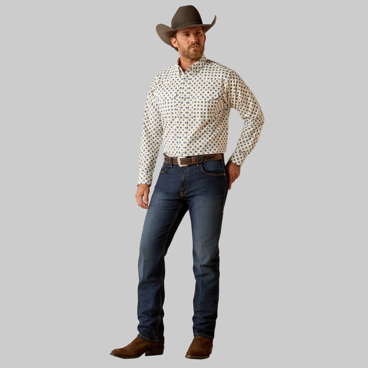Camisa Ariat Warren Classic Fit