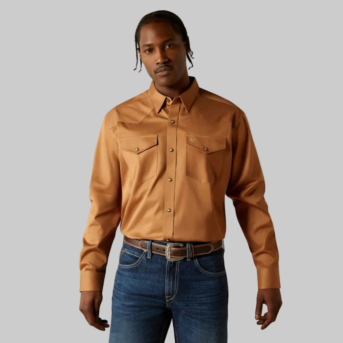Camisa Ariat Solid Twill Classic Fit Shirt