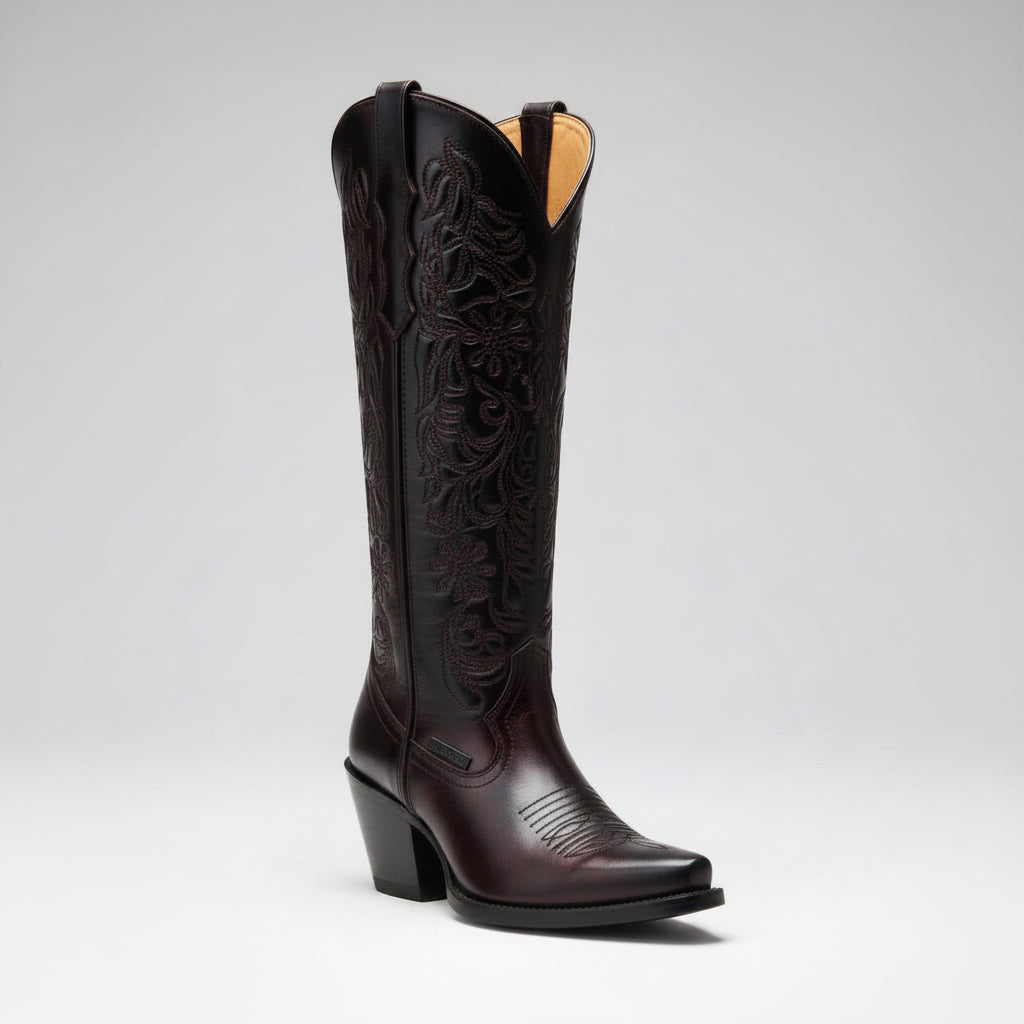 Bota Desobediente Rebeca Camaleón Black Cherry