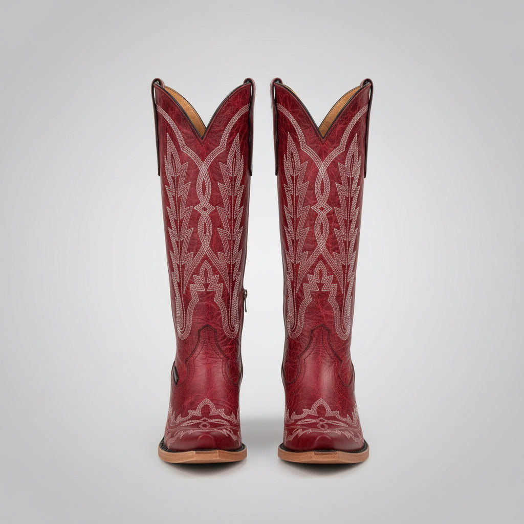 Botas Desobediente Junia Rojo Olden