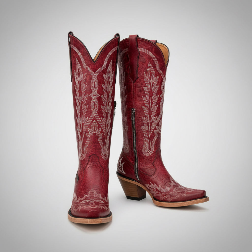 Botas Desobediente Junia Rojo Olden