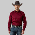 Camisa Ariat Solid Twill Fitted Shirt