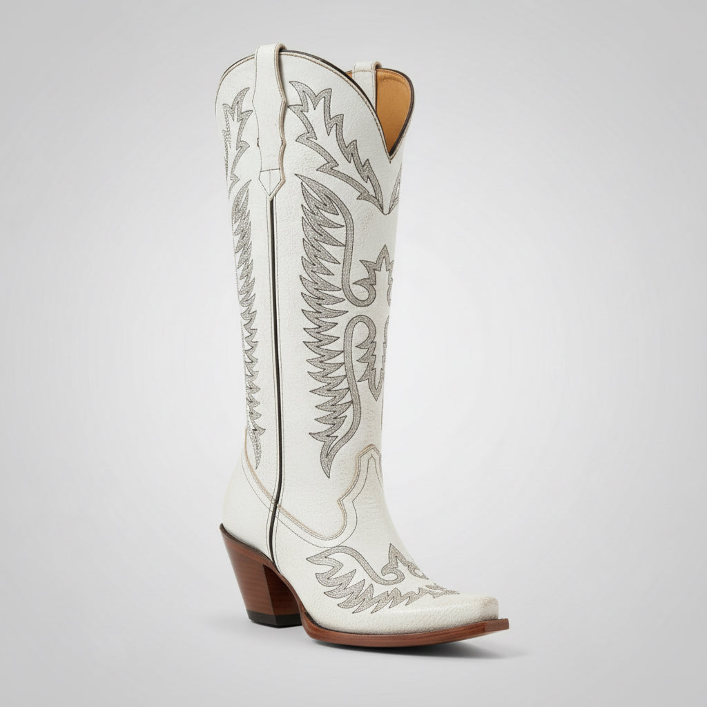 Bota Desobediente Junia Blanco