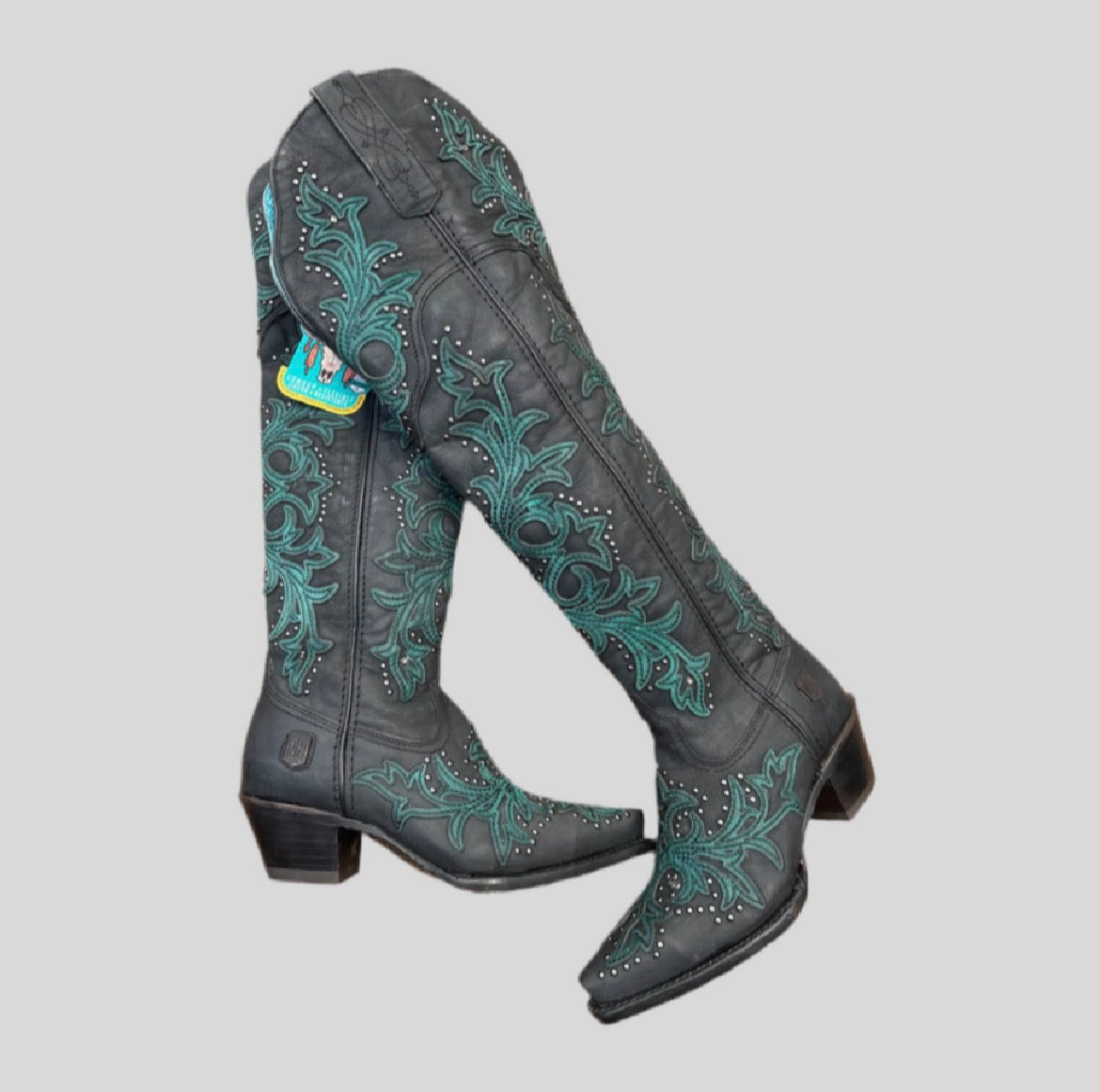 Bota Nokota #0470 Cabra Mad Dog Negro. KIMBERLY 06