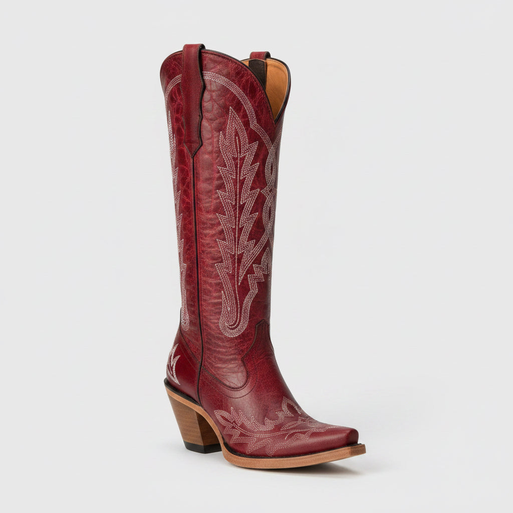 Botas Desobediente Junia Rojo Olden