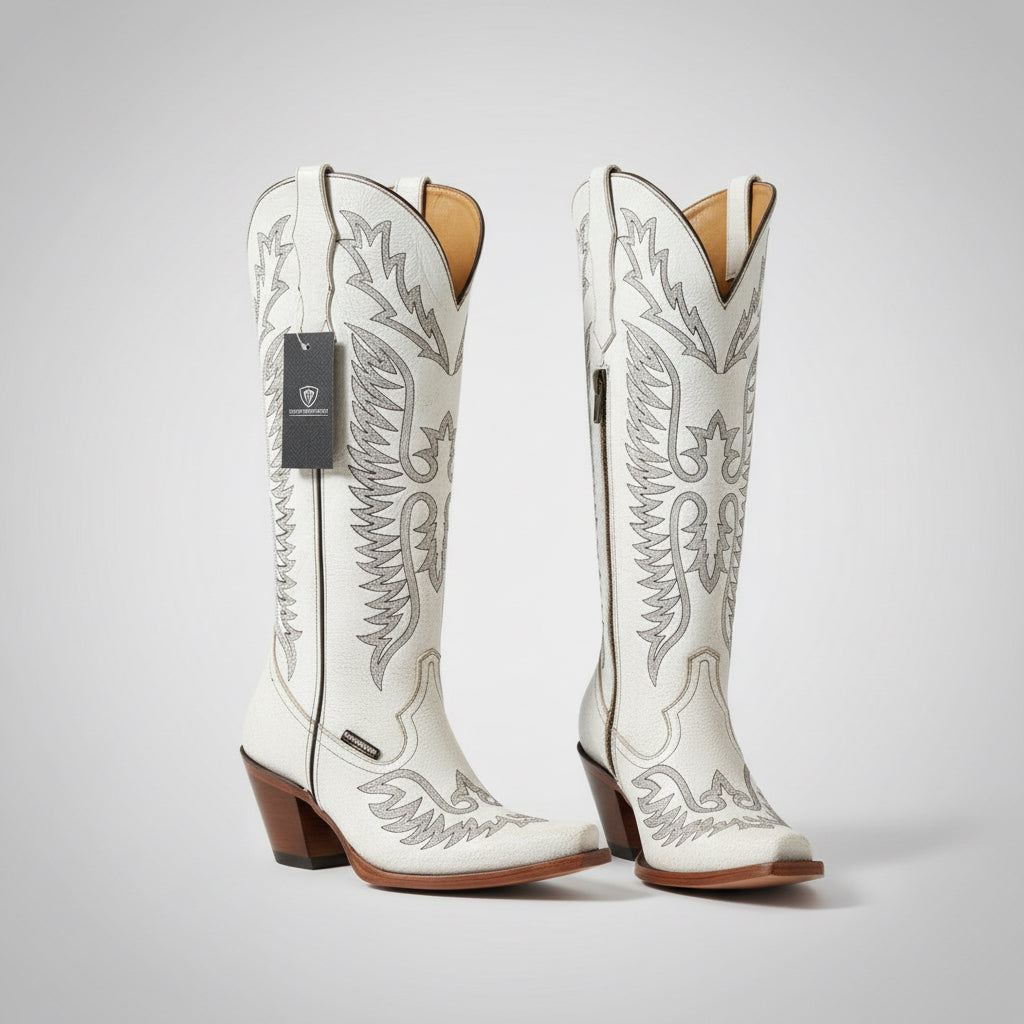 Bota Desobediente Junia Blanco