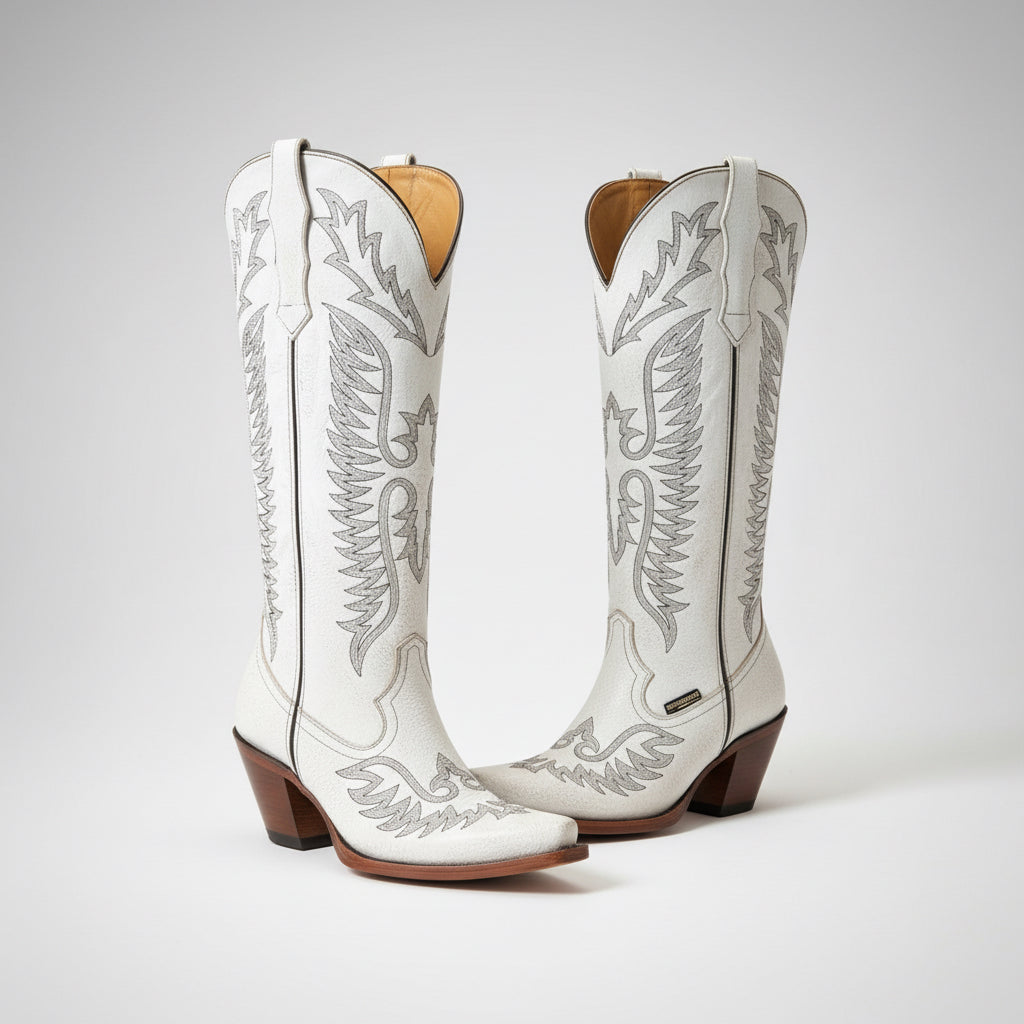 Bota Desobediente Junia Blanco
