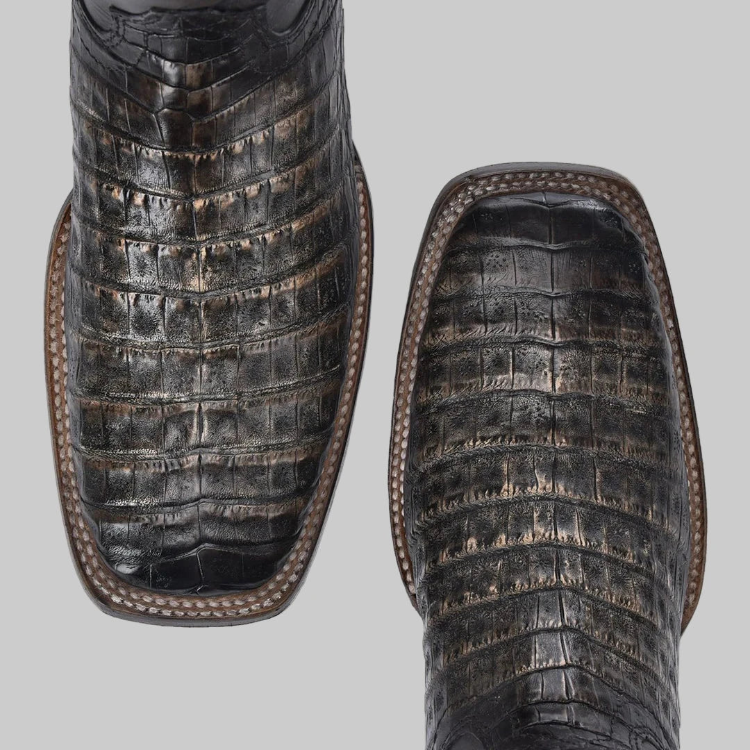 Bota Cuadra Caimán Fucus Lomo Belly Atlantis Negro 3Z2LFY