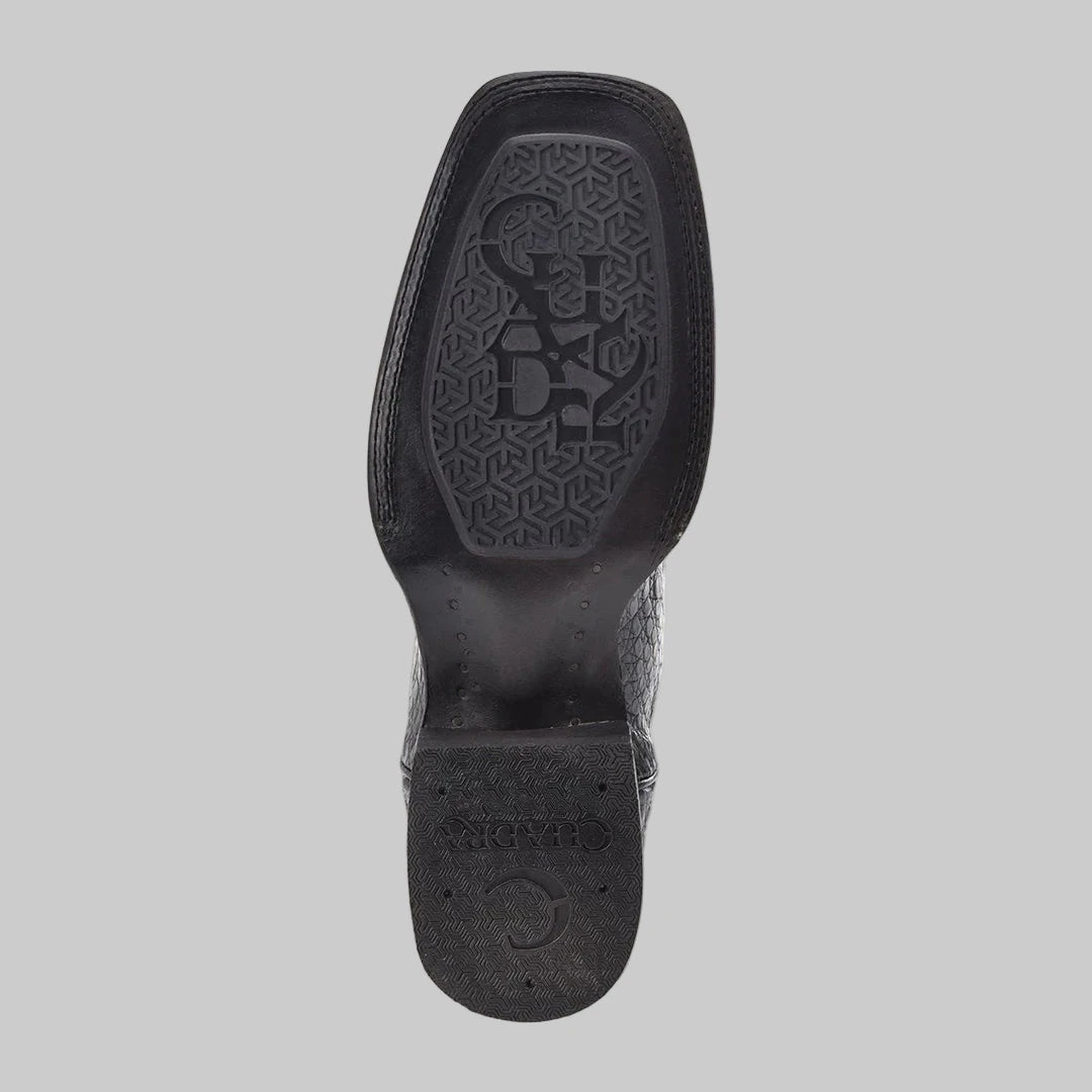 Bota Cuadra Caimán Fucus Lomo Belly Atlantis Negro 3Z2LFY