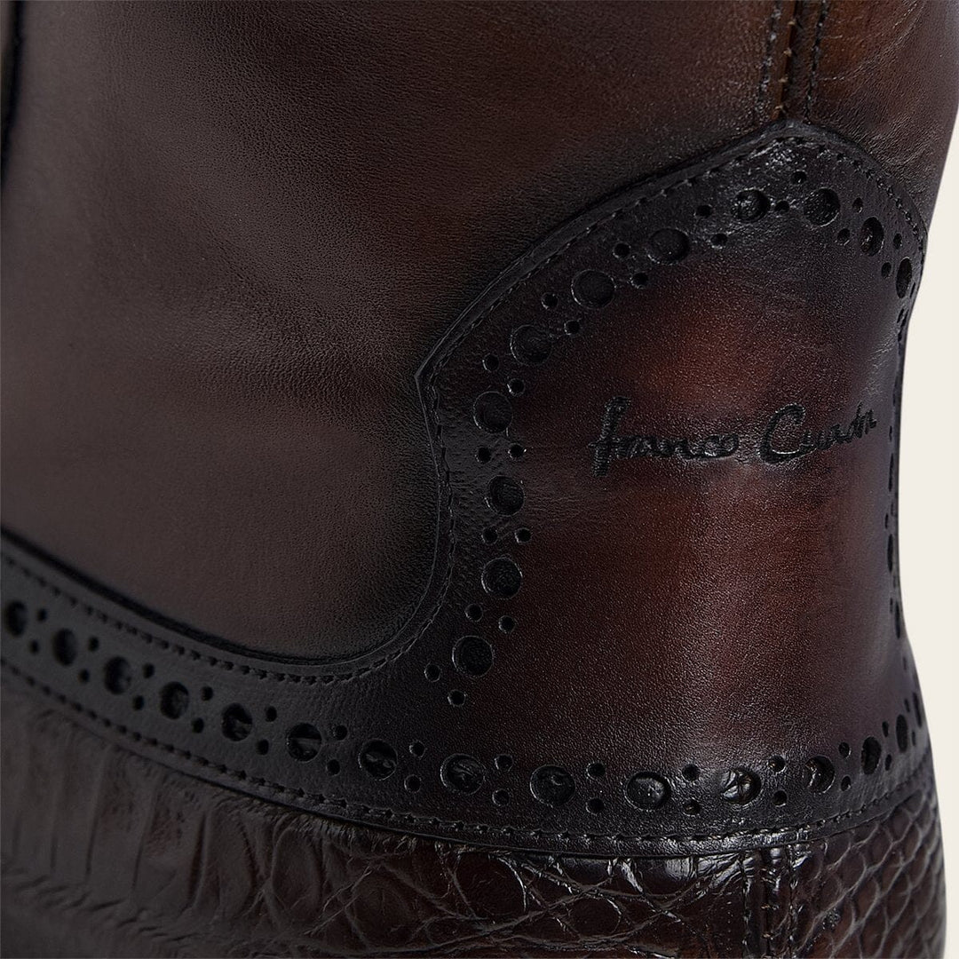 Bota Cuadra Caimán Ternera Inca Café 827FWTS