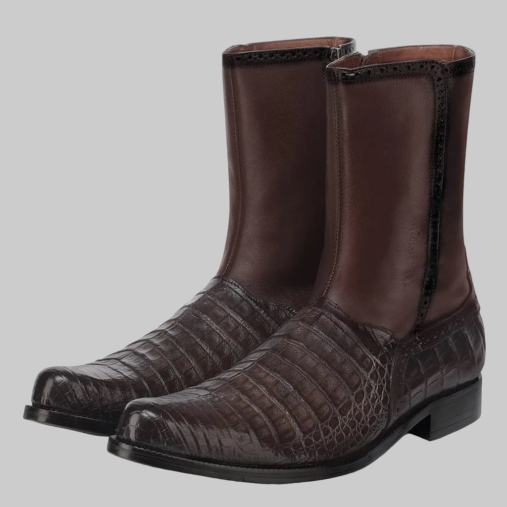 Bota Cuadra Caimán Ternera Inca Café 827FWTS