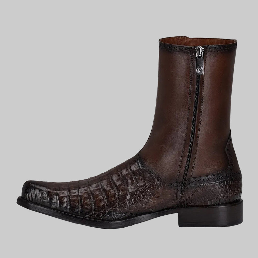 Bota Cuadra Caimán Ternera Inca Café 827FWTS