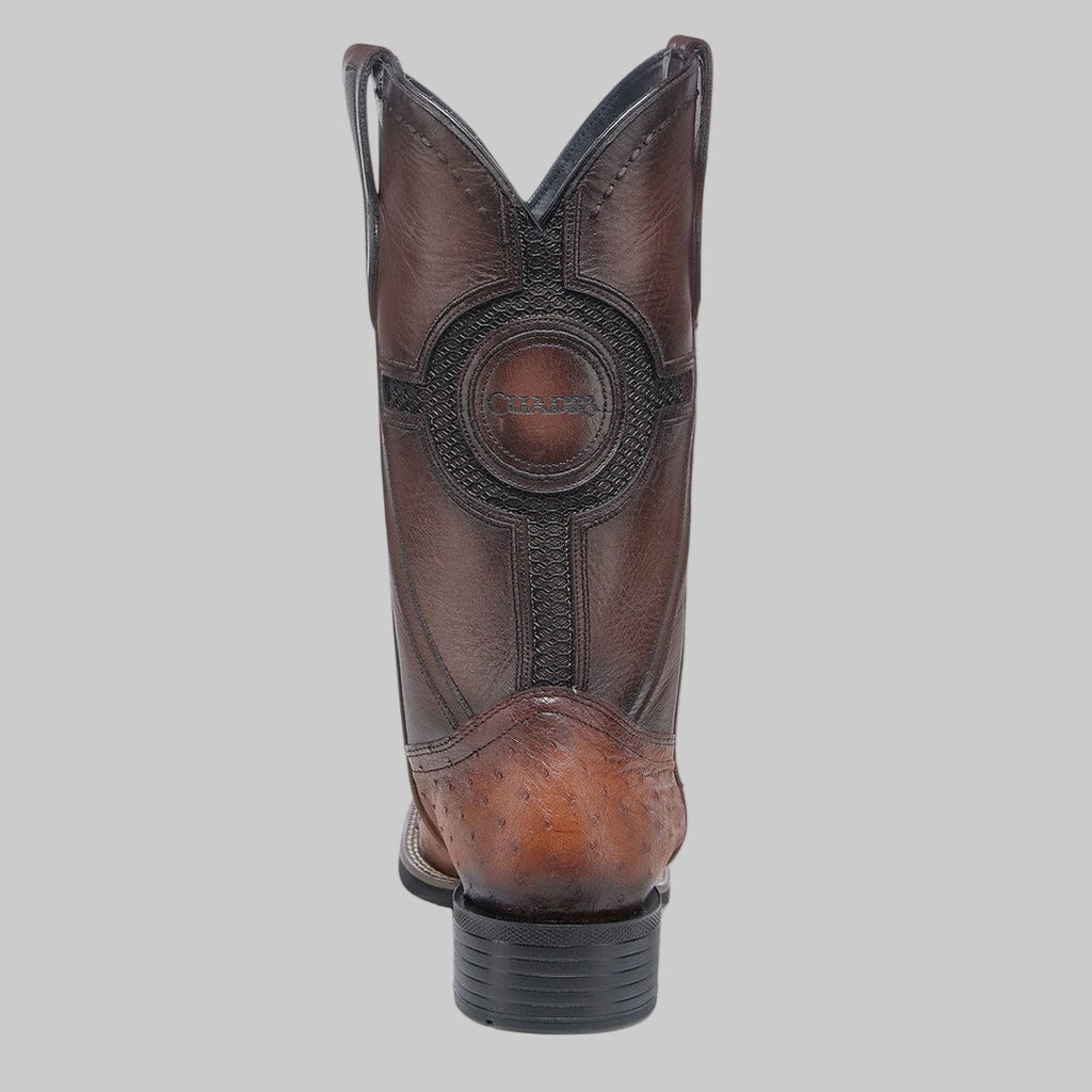 Bota de avestruz Brandy #3Z2SA1