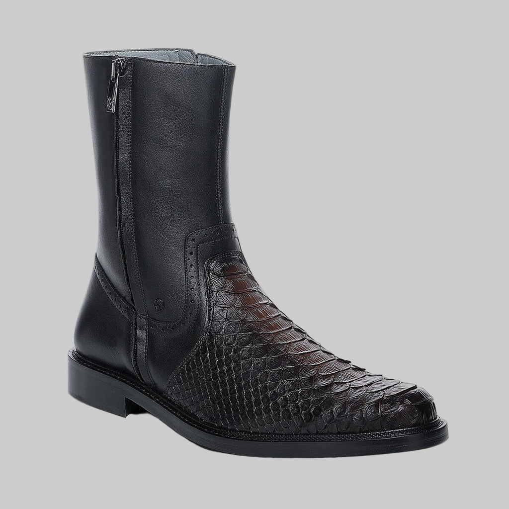 Bota caballero Piton ret/ternera inca negro #G54PBTS