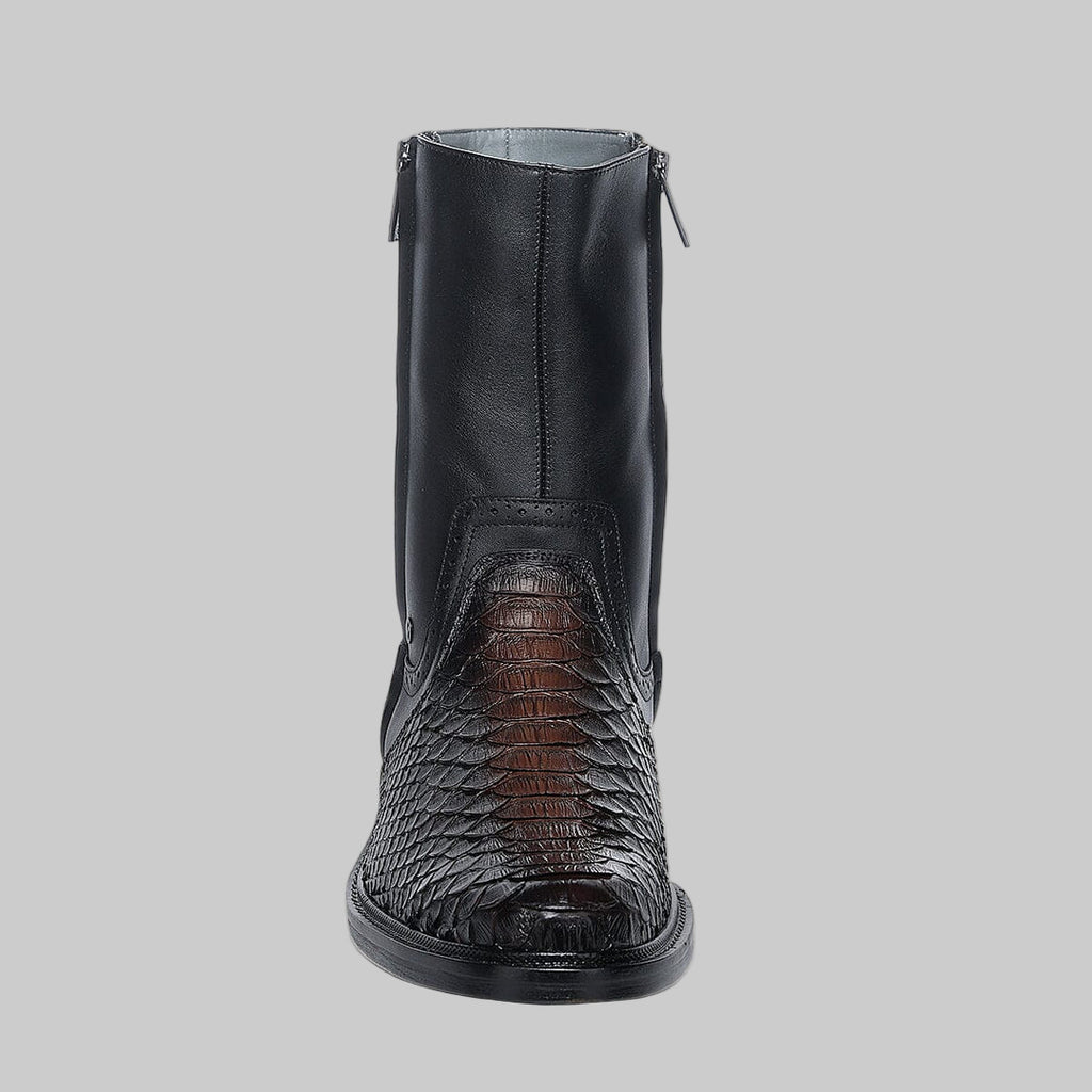 Bota caballero Piton ret/ternera inca negro #G54PBTS