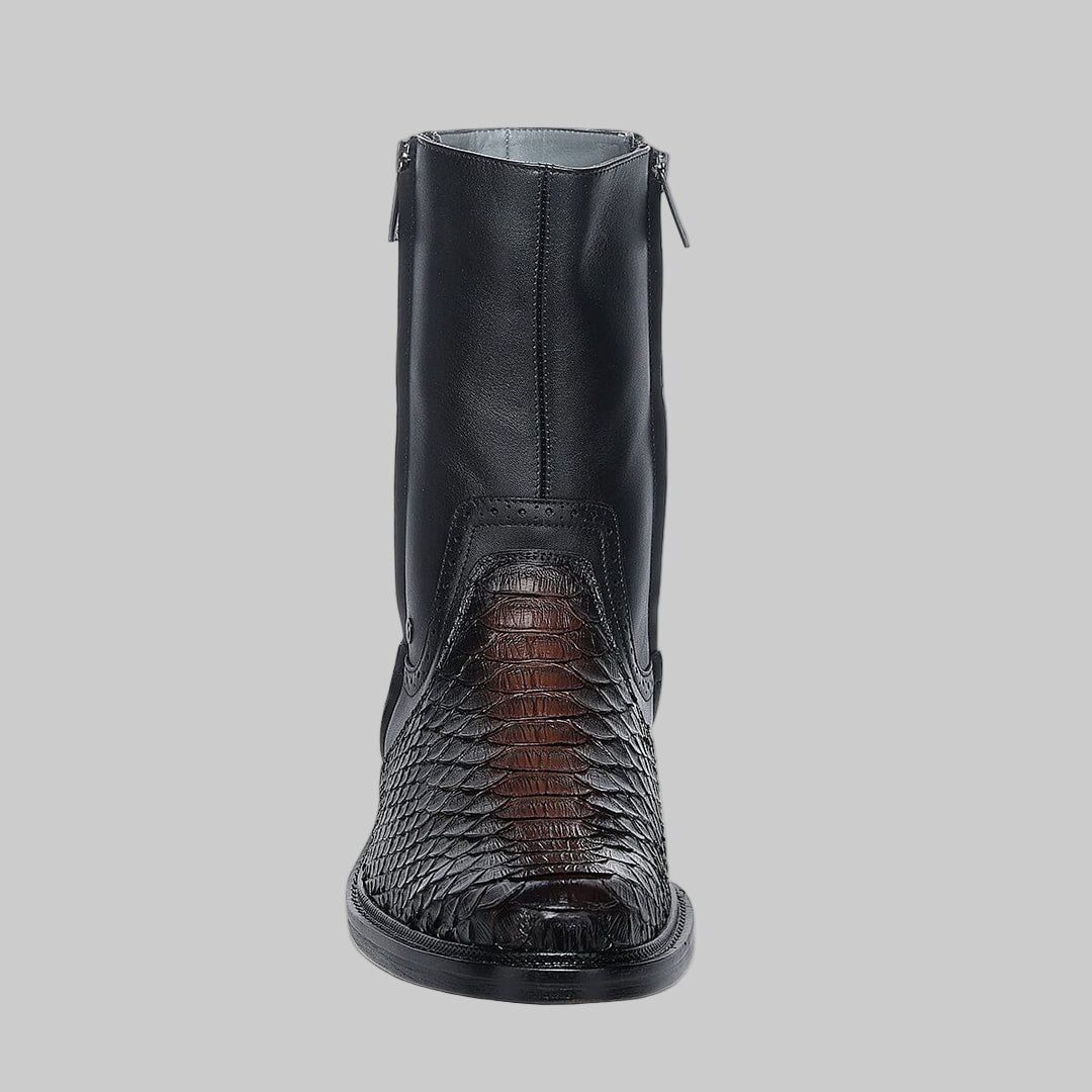 Bota caballero Piton ret/ternera inca negro #G54PBTS