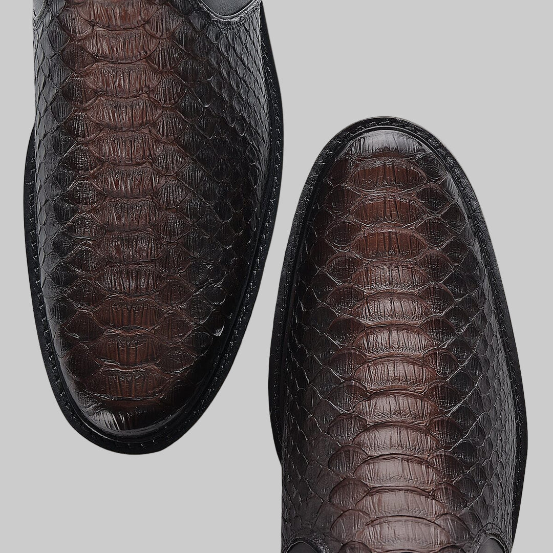 Bota caballero Piton ret/ternera inca negro #G54PBTS