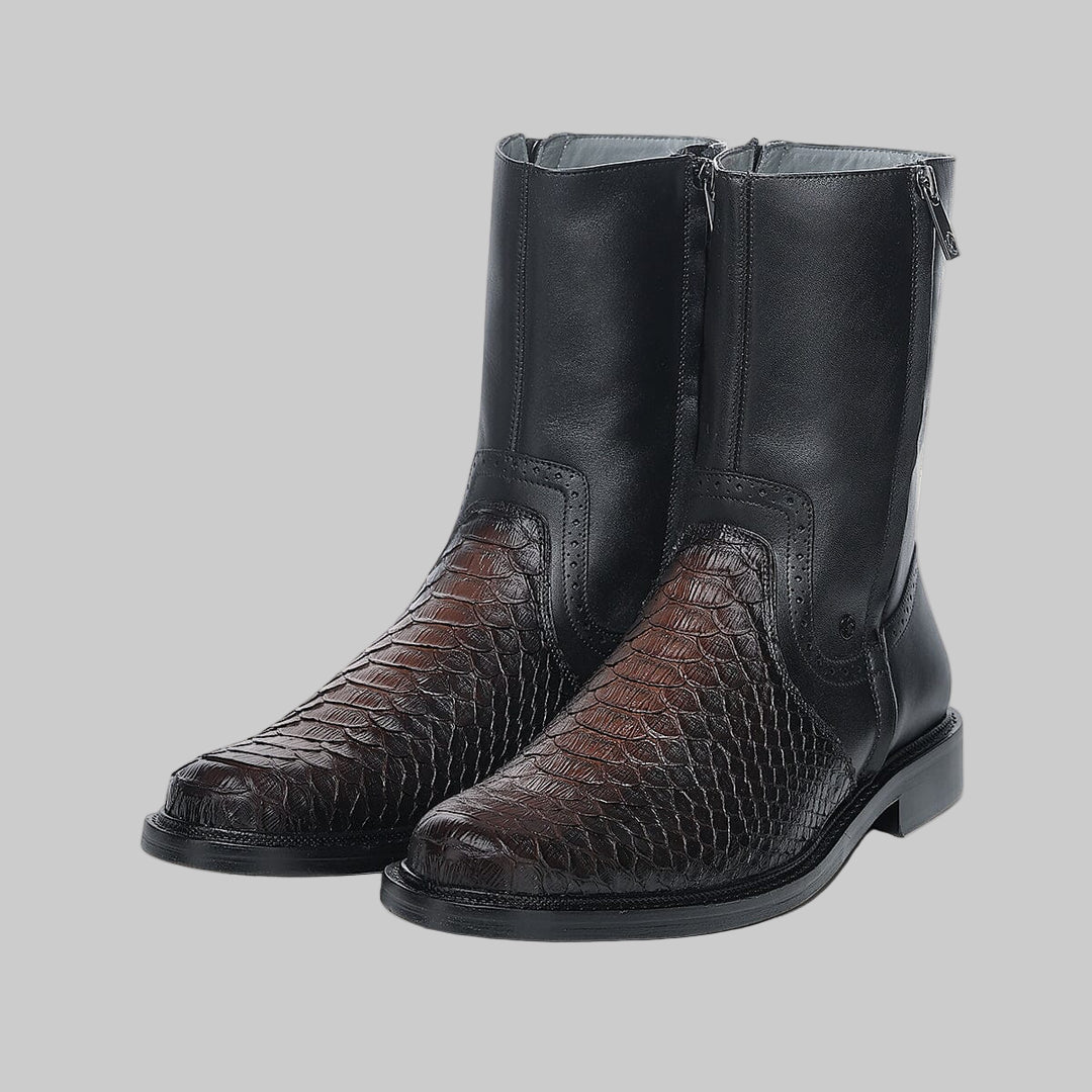 Bota caballero Piton ret/ternera inca negro #G54PBTS