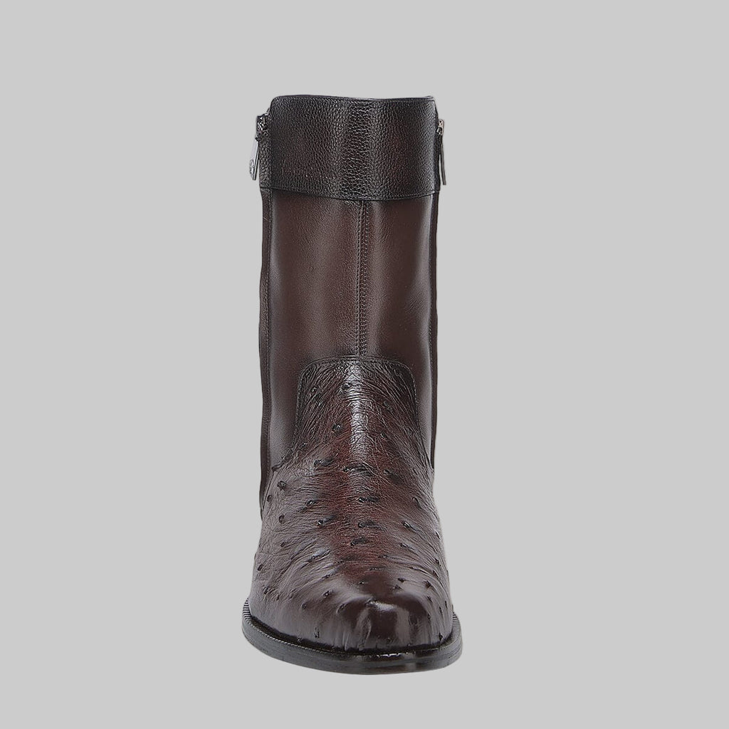 Bota Cuadra Avestruz/Ternera Café 834AVTS