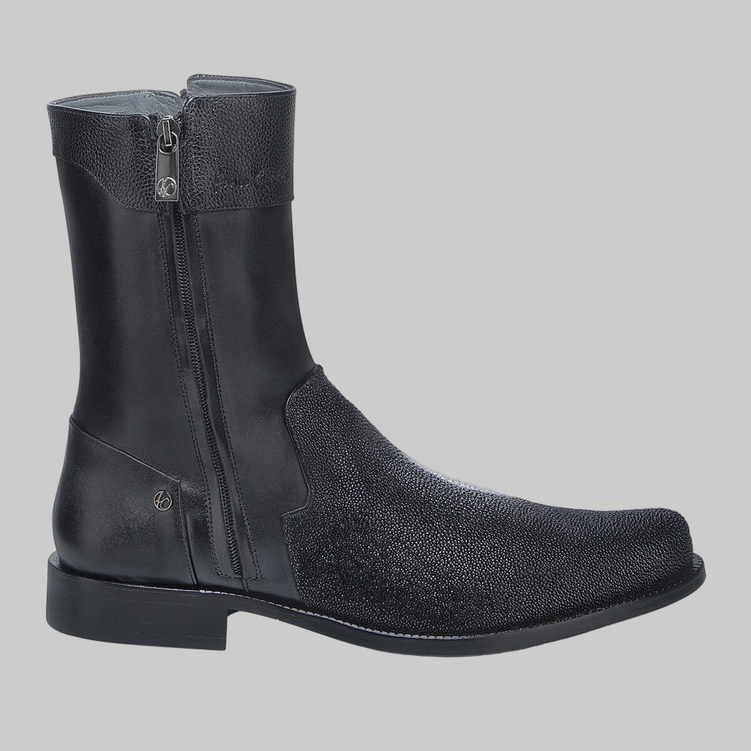 Bota caballero mantarraya negro #836mtts