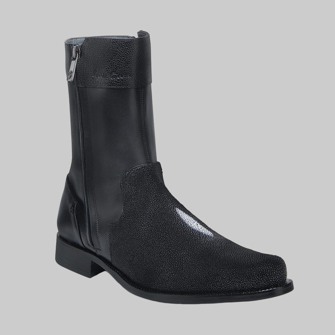 Bota caballero mantarraya negro #836mtts