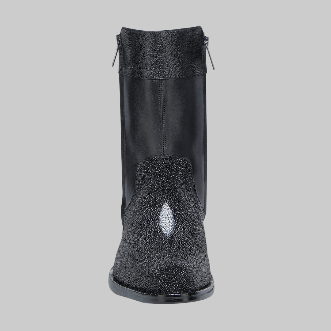 Bota caballero mantarraya negro #836mtts