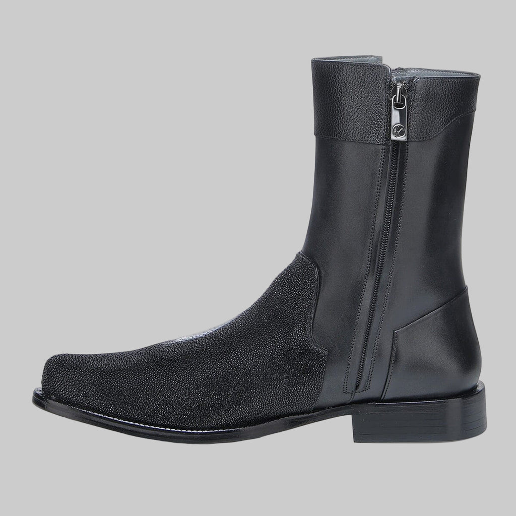 Bota caballero mantarraya negro #836mtts