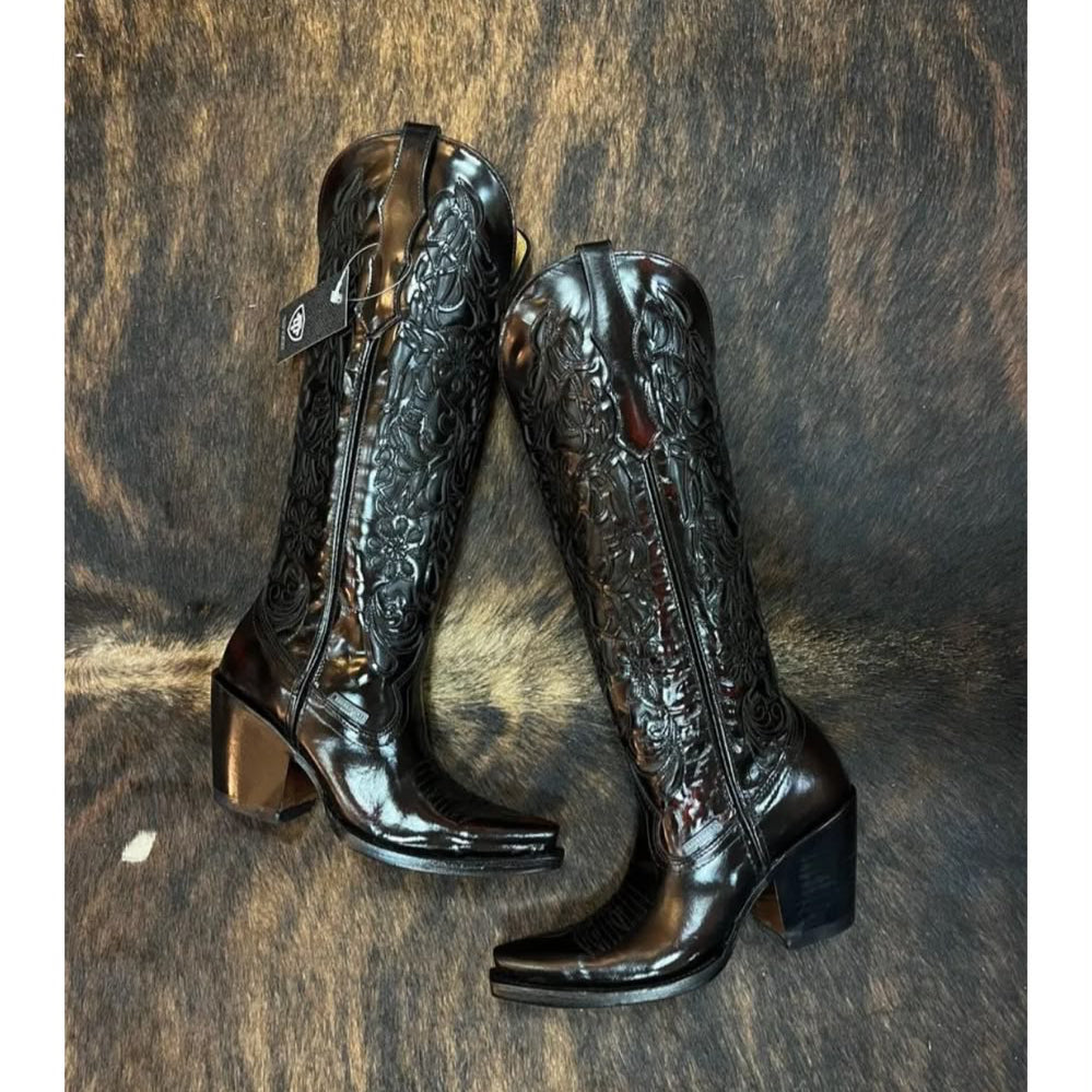 Bota Desobediente Rebeca Camaleón Black Cherry