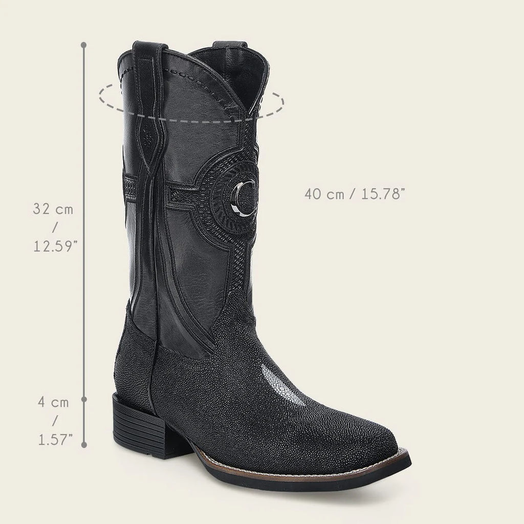 Bota Cuadra Mantarraya Negro 3Z2SMA