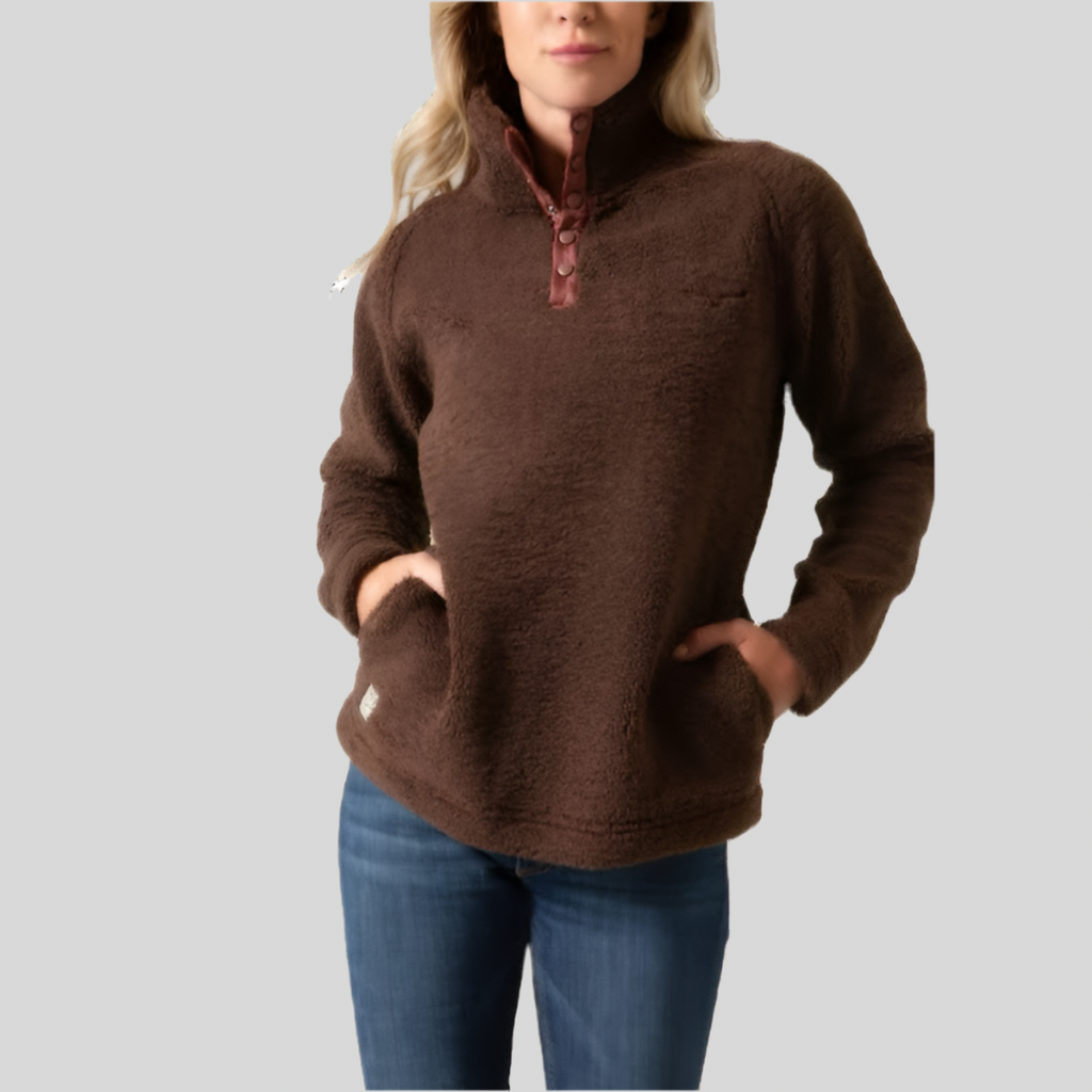 Suéter Kimes Ranch Fozzie Pullover Dark Brown