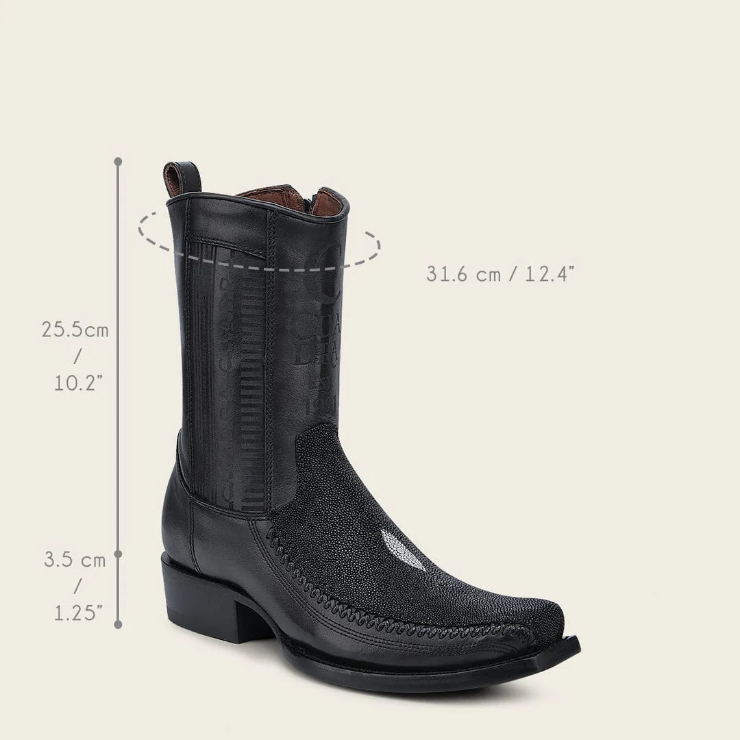 Bota Cuadra Mantarraya Negro 1J2KMA