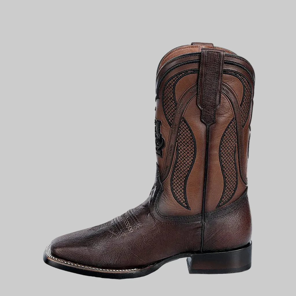 Bota Cuadra Avestruz Panza Kango Tabaco 4L01AB