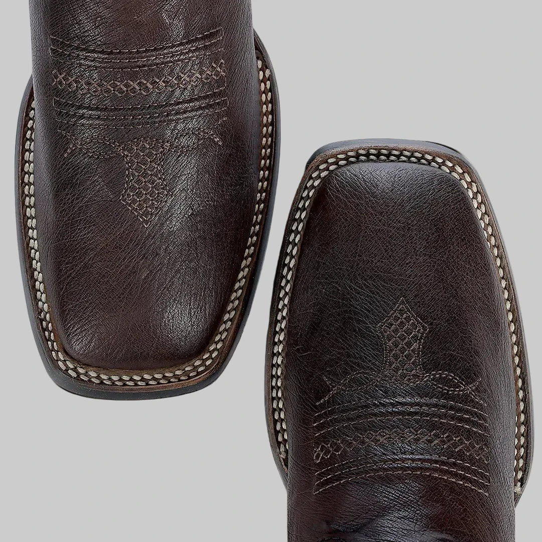 Bota Cuadra Avestruz Panza Kango Tabaco 4L01AB